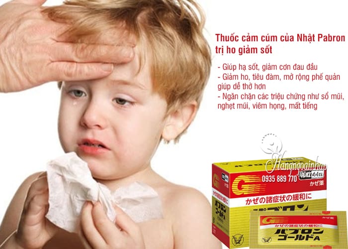 Thuốc cảm cúm của Nhật Pabron 44 gói, trị ho giảm sốt 2