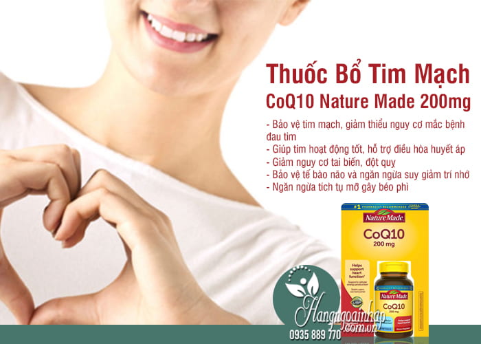 CoQ10 Nature Made 200mg - Thuốc Bổ Tim Mạch Của Mỹ 6