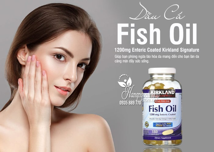 Dầu Cá Fish Oil 1200mg Enteric Coated Kirkland Signature 1