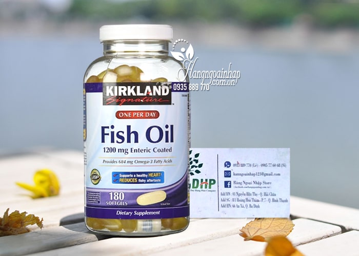 Dầu Cá Fish Oil 1200mg Enteric Coated Kirkland Signature 6