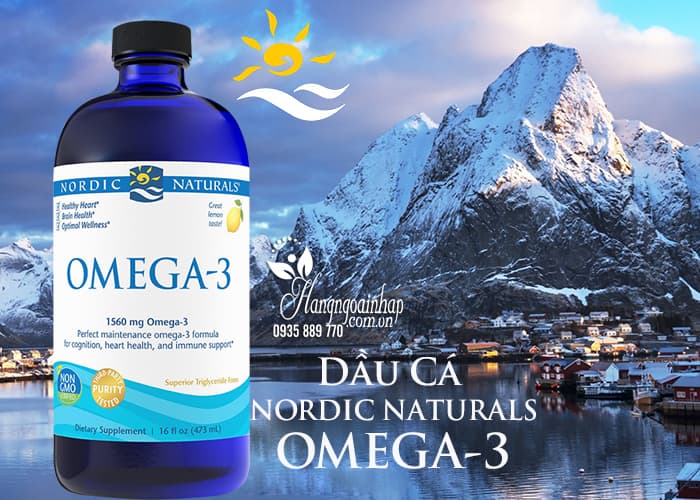 Dầu cá Nordic Naturals Omega-3 1560mg 473ml của Mỹ 3