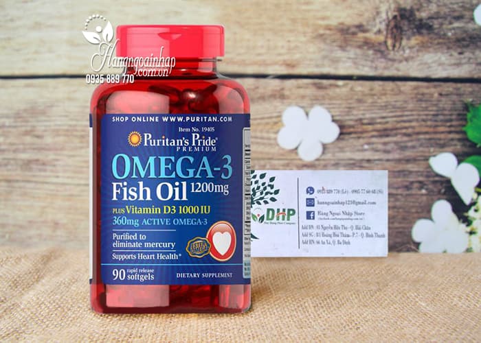 Dầu Cá Omega 3 Fish Oil 90 Viên Puritan&#39;s Pride Của Mỹ 6