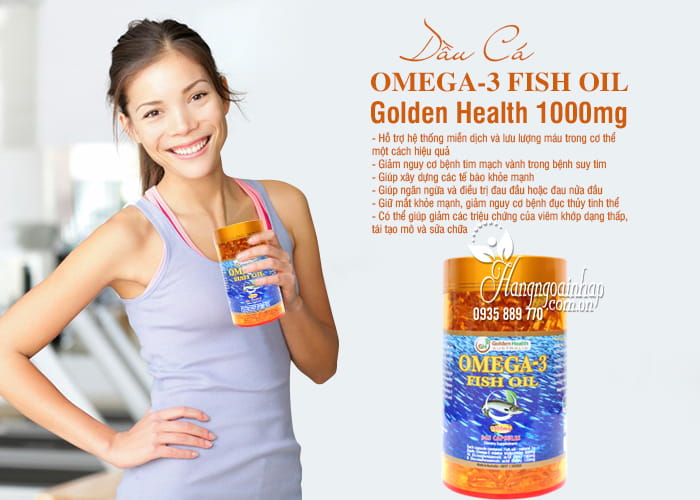 Dầu Cá Omega 3 Fish Oil Golden Health 1000mg 365 Viên Của Úc 8