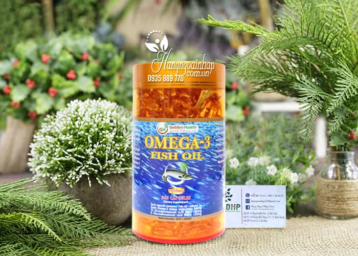 Dầu Cá Omega 3 Fish Oil Golden Health 1000mg 365 Viên Của Úc 9