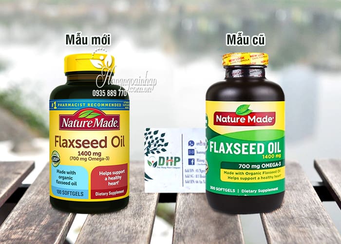 Dầu hạt lanh Omega 3 6 9 Flaxseed Oil Nature Made 1400mg mẫu mới 33