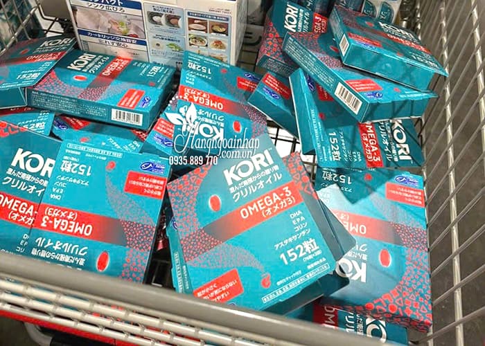 Dầu nhuyễn thể Kori Krill Oil Omega 3 Nhật Bản 152 viên  99