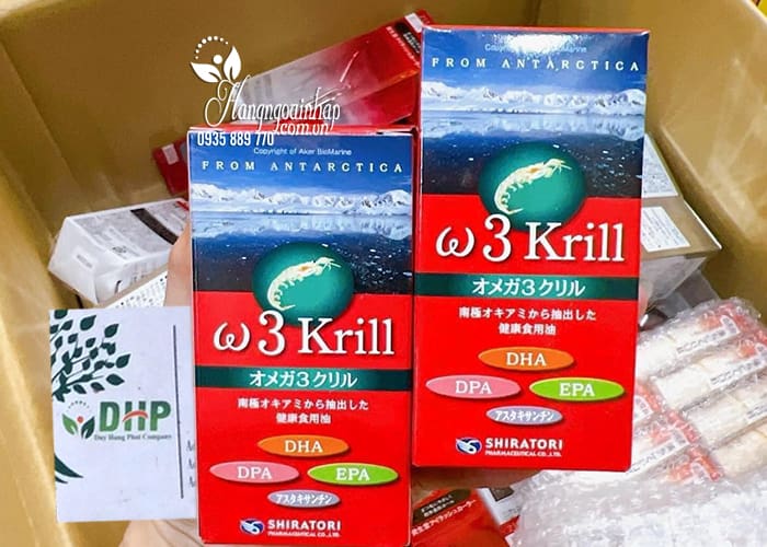 Dầu nhuyễn thể Omega 3 Krill Oil Shiratori 80 viên Nhật Bản 7