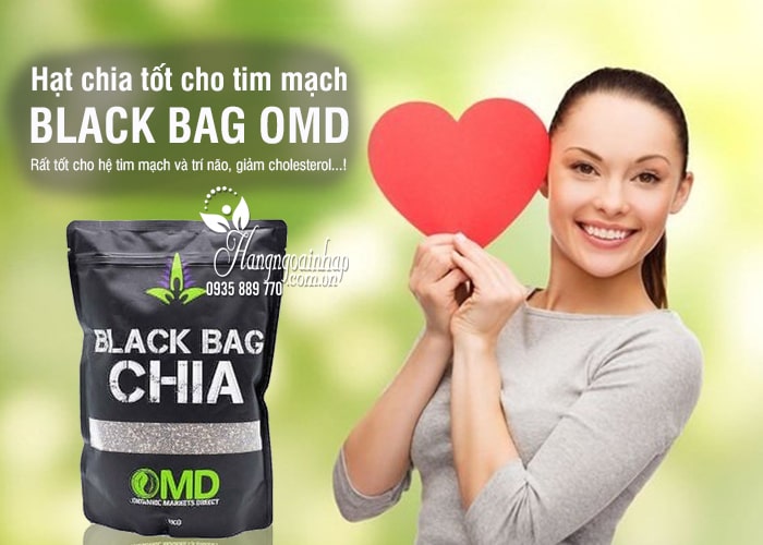 Hạt chia Black Bag OMD 250g của Úc – Tốt cho tim mạch 1