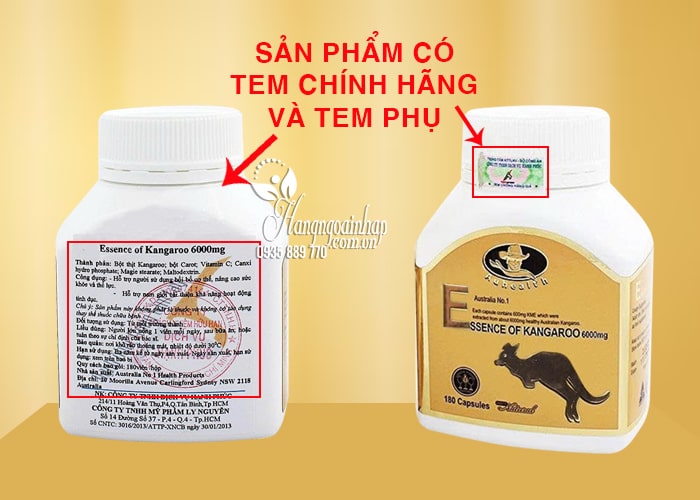 Tinh chất chuột túi Essence Of Kangaroo Auhealth 6000mg Úc 59