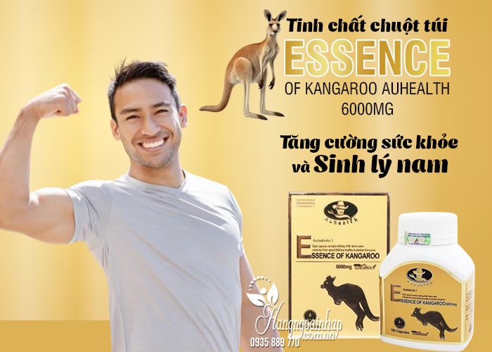 Tinh chất chuột túi Essence Of Kangaroo Auhealth 6000mg Úc 12