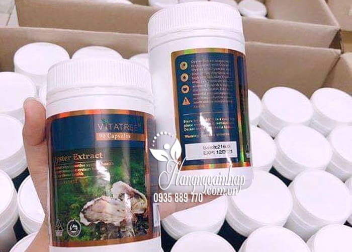 Tinh chất hàu Úc Oyster Extract Vitatree hộp 90 viên 1