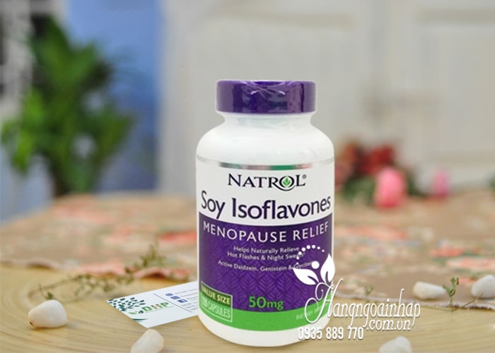 Tinh chất mầm đậu nành Natrol Soy Isoflavones 50mg 120 viên 3