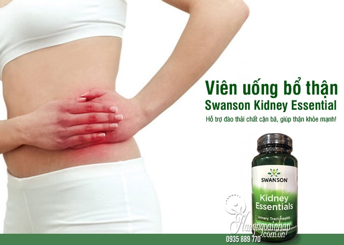 Viên uống bổ thận Swanson Kidney Essential 60 viên của Mỹ 9