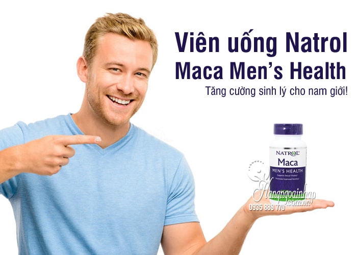 Viên uống Natrol Maca Men’s Health 500mg 60 viên Mỹ 2