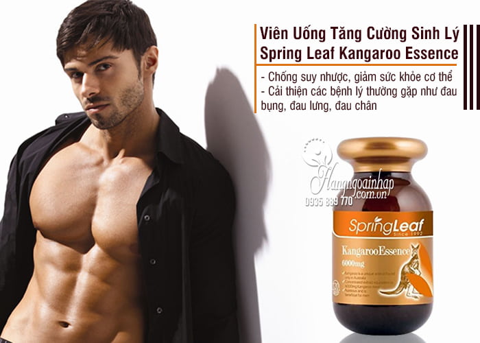 Viên Uống Tăng Cường Sinh Lý Spring Leaf Kangaroo Essence 6000mg 1