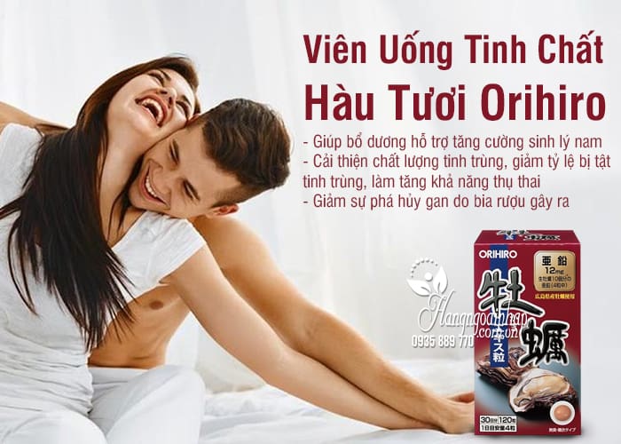 Viên Uống Tinh Chất Hàu Tươi Orihiro 120 Viên Của Nhật Bản 7