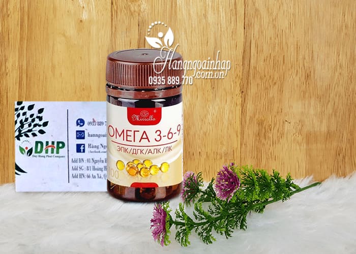 Omega 3 6 9 Mirrolla của Nga 100 viên - Omega 369 Nga 8