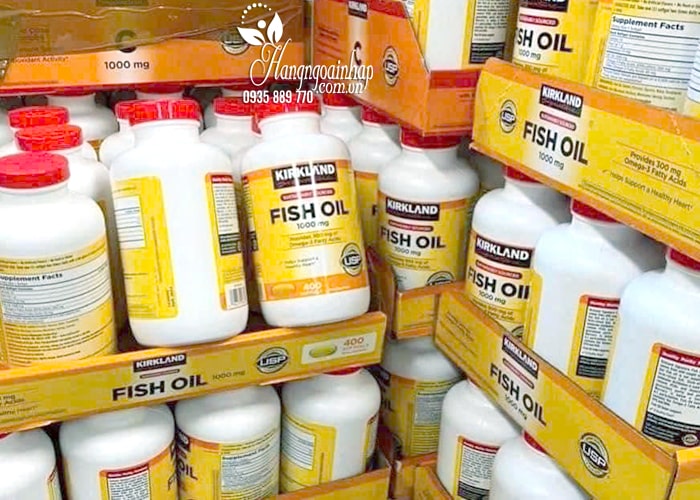 Viên uống dầu cá Kirkland Signature Fish Oil 1000mg của Mỹ 88