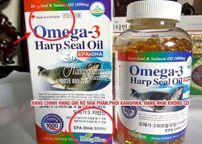 Omega 3 Harp Seal Oil 1000mg tinh dầu hải cẩu 300 viên 6