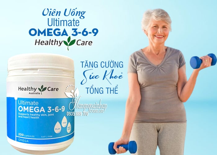 Viên uống Omega 3 6 9 Healthy Care Ultimate của Úc