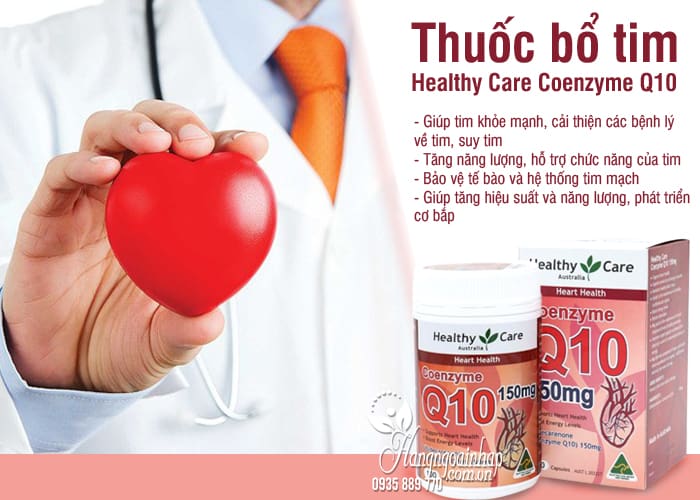 Thuốc bổ tim Healthy Care Coenzyme Q10 150mg Úc 100 viên 2