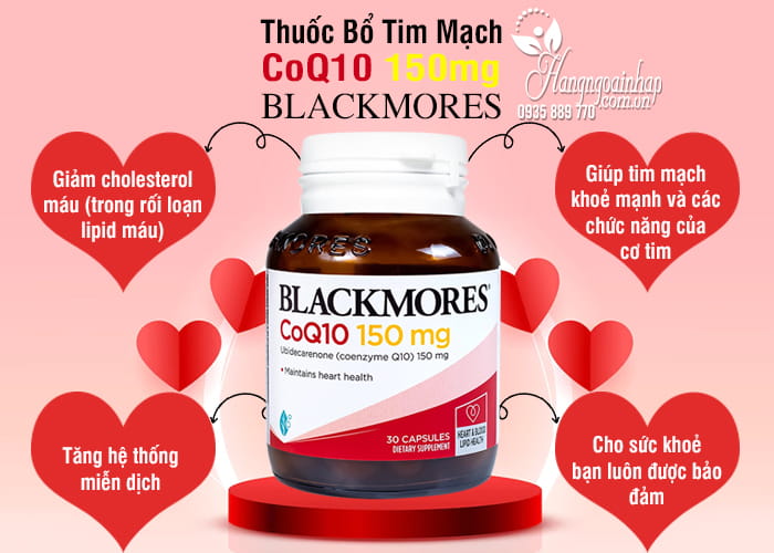 Thuốc Bổ Tim Mạch CoQ10 150mg Blackmores Của Úc 6