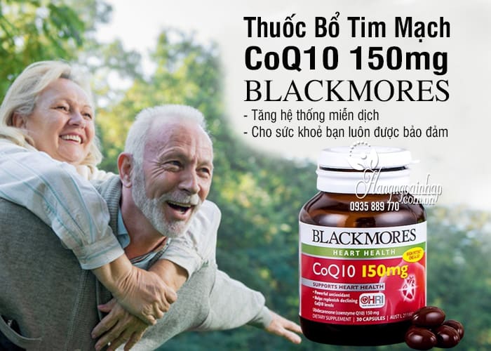 Thuốc bổ tim mạch CoQ10 150mg Blackmores Úc 8