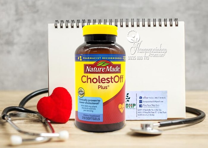 Thuốc giảm Cholesterol Nature Made CholestOff Plus 210 viên 5