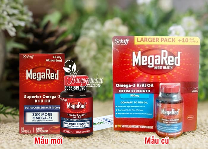 Thuốc hỗ trợ tim mạch Schiff MegaRed Omega-3 Krill Oil 300mg 90 viên 34