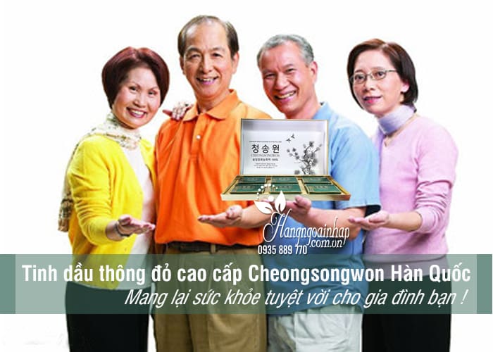 Tinh dầu thông đỏ cao cấp Cheongsongwon Hàn Quốc 180 viên 2