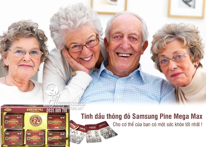 Tinh dầu thông đỏ Samsung Pine Mega Max chính hãng Hàn Quốc 1