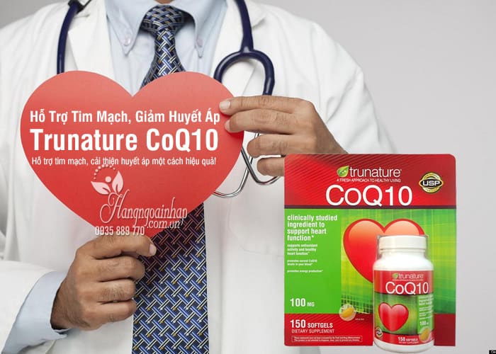 Trunature CoQ10 100mg 150 Viên - Hỗ Trợ Tim Mạch, Giảm Huyết Áp 2