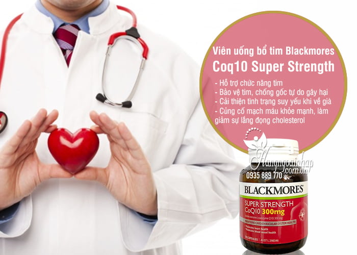 Viên uống bổ tim Blackmores Coq10 300mg Super Strength 30 viên 4