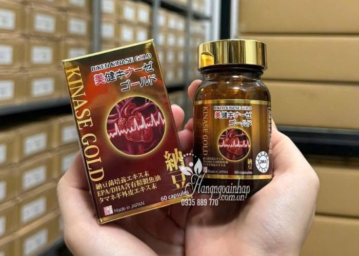 Viên uống phòng ngừa đột quỵ Biken Kinase Gold