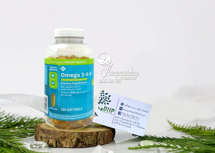 Viên uống dầu cá Omega 3 6 9 Supports Heart Health  325 viên 99