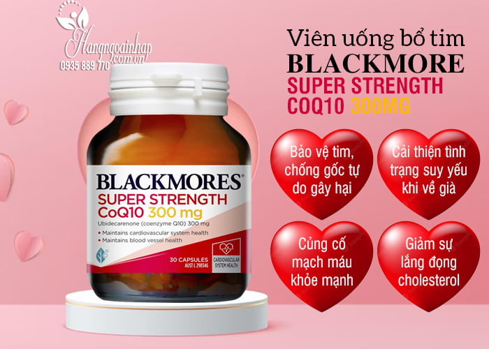 Viên uống bổ tim Blackmores Coq10 300mg Super Strength 30 viên 5