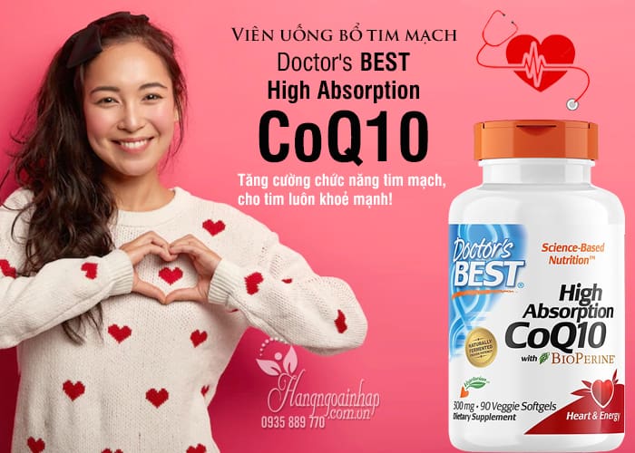 Viên uống bổ tim mạch Doctor's Best High Absorption CoQ10 1