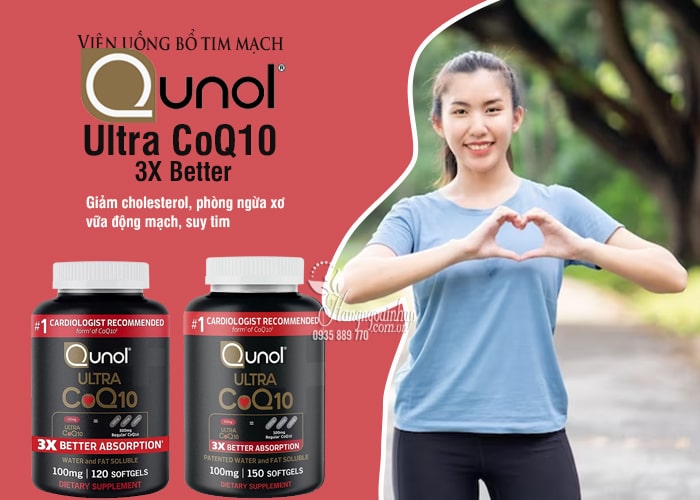 Viên uống bổ tim mạch Qunol Ultra CoQ10 3X Better Mỹ 1