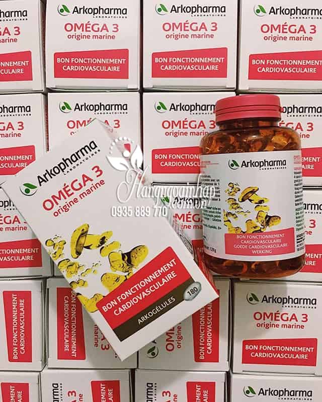 Viên uống dầu cá Omega 3 Arkopharma 180 viên chính hãng Pháp 1