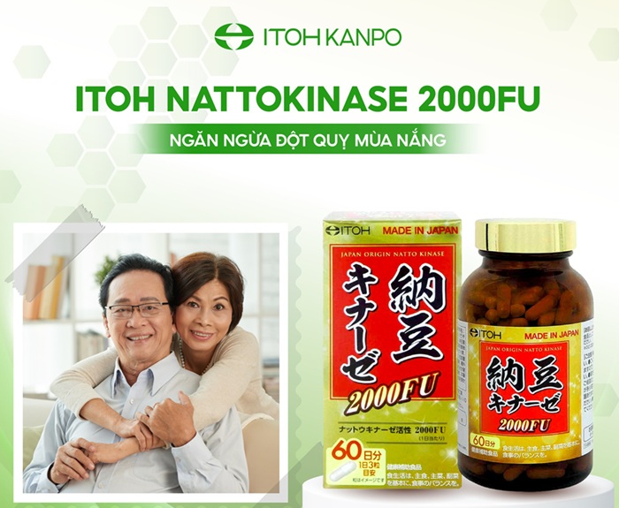 viên chống đột quỵ Itoh Nattokinase 2000FU