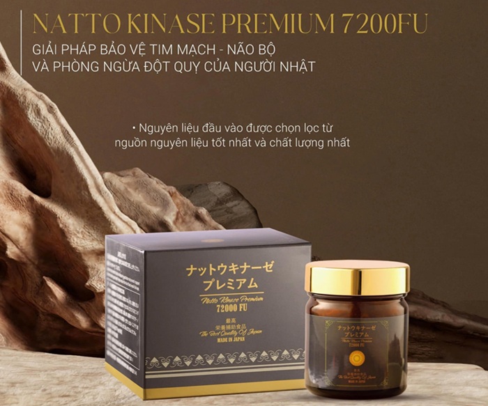 Viên uống Natto Kinase Premium 72000FU Jpanwell Nhật Bản