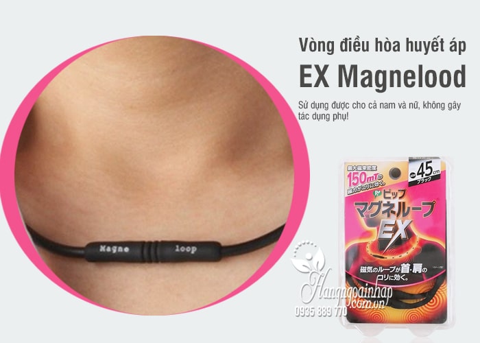 Vòng điều hòa huyết áp Nhật Bản EX Magnelood mẫu mới 1