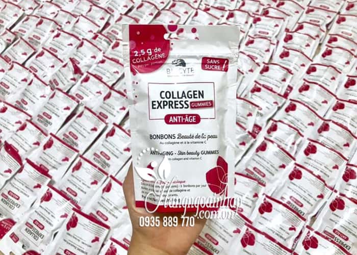 Kẹo bổ sung collagen Pháp Biocyte Collagen Express Gummies 1