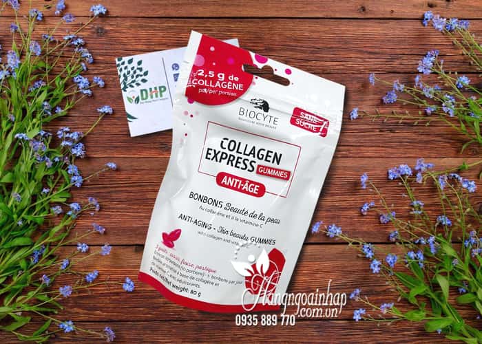 Kẹo bổ sung collagen Pháp Biocyte Collagen Express Gummies 6