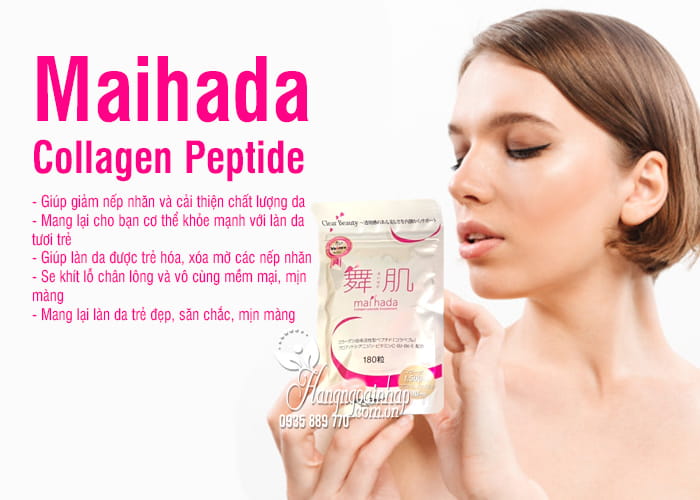 Maihada Collagen Peptide Của Nhật Bản - Gói 180 Viên 8