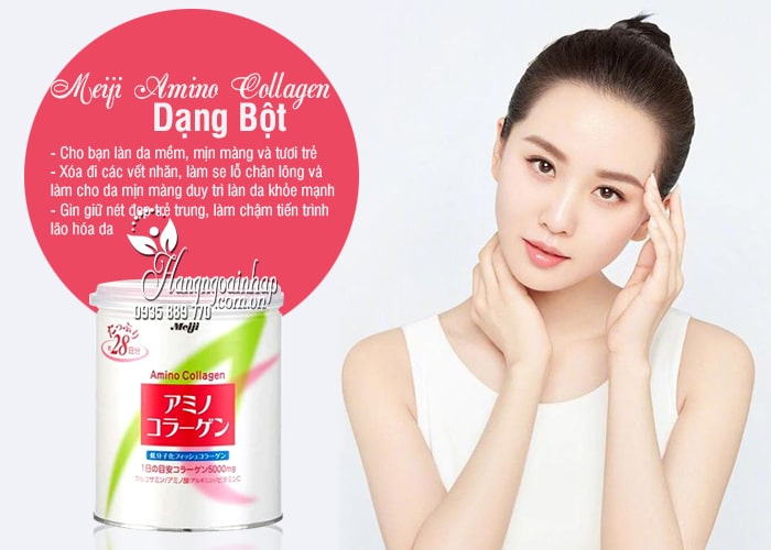 Meiji Amino Collagen Dạng Bột 5000mg Của Nhật 1