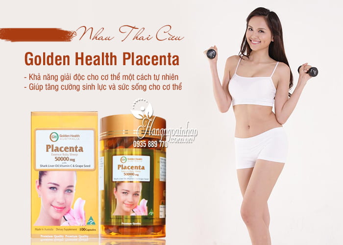 Nhau Thai Cừu Golden Health Placenta 50.000mg Của Úc 4