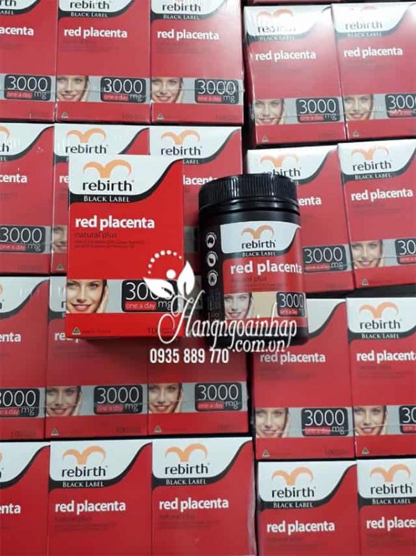 Nhau Thai Cừu Úc Rebirth Platinum Placenta 3000mg 12