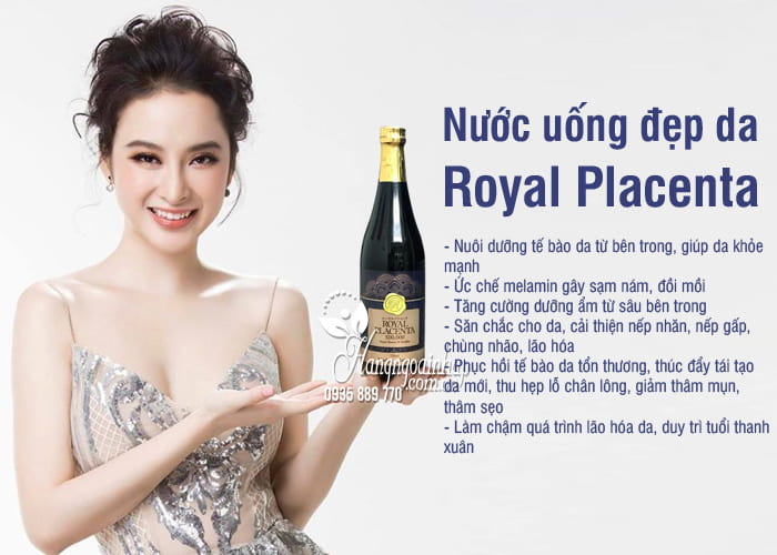 Nước uống đẹp da Royal Placenta 500000mg 720ml của Nhật Bản 8