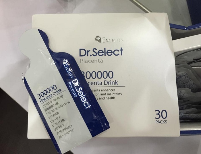 Tinh chất nhau thai heo Dr. Select Placenta Drink 300000 dạng gói 4